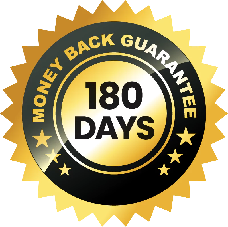 Fitspresso - Money-Back Guarantee Badge